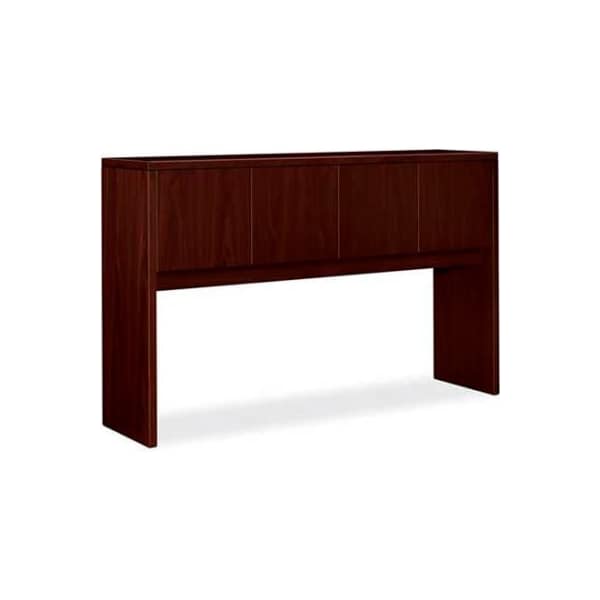 HON Hutch with Doors - 60"W x 14-5/8"D x 37-1/8"H Mahogany - 10500 Series